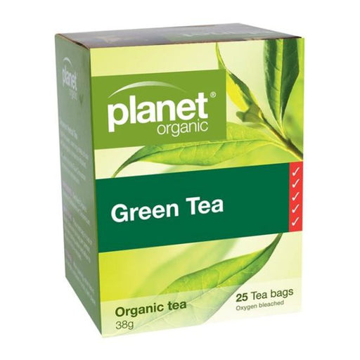 PLANET ORGANIC GREEN TEA 25s - Go Vita Burwood