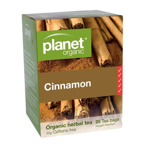 PLANET ORGANIC Organic Herb Tea Cinnamon 25s - Go Vita Burwood