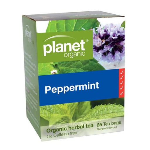 PLANET ORGANIC PEPPERMINT 25s - Go Vita Burwood