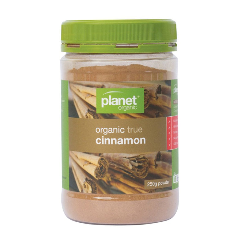 PLANET ORGANIC Ground Cinnamon Jar 250g - Go Vita Burwood