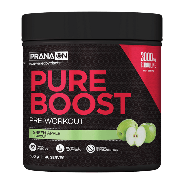PRANA ON Pure Boost Pre Workout 300g - Go Vita Burwood