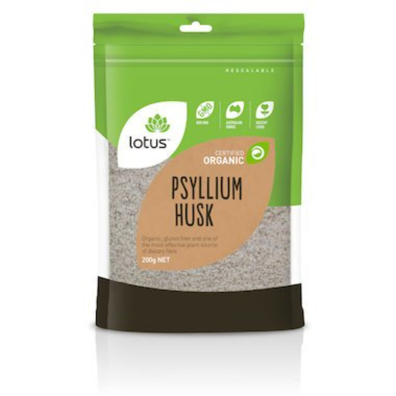 LOTUS Psyllium Husk Organic 200g - Go Vita Burwood