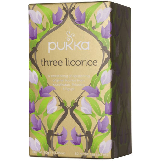 PUKKA Three Licorice x 20 Tea Bags - Go Vita Burwood