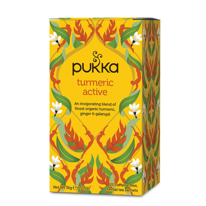 PUKKA Turmeric Active x 20 Tea Bags - Go Vita Burwood