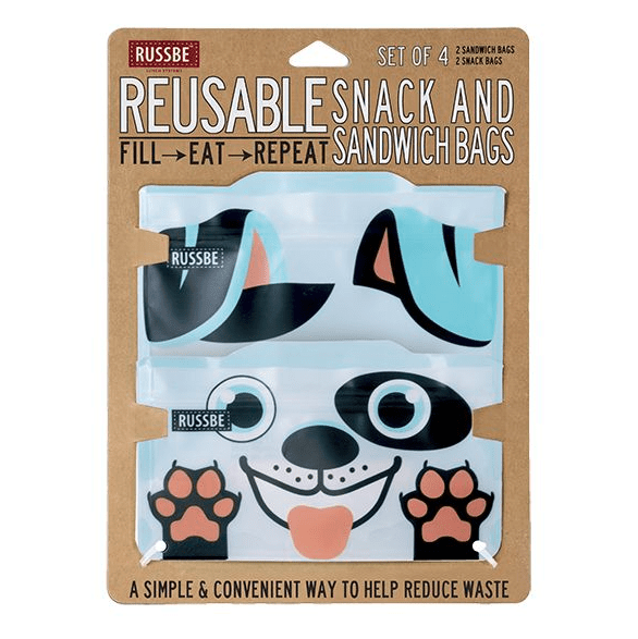 RUSSBE SNACKSANDWICH BAGS SET 4 - DOG - Go Vita Burwood