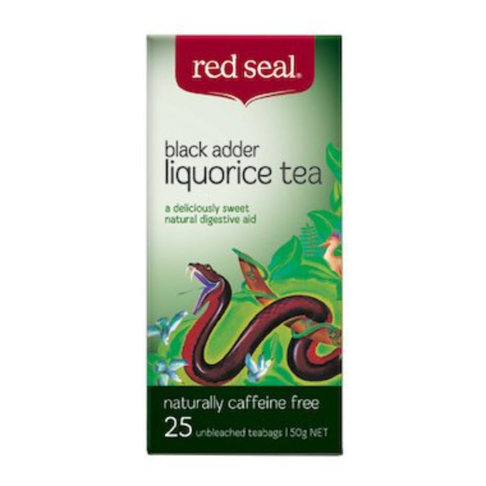 RED SEAL Tea Black Adder 25 tbags - Go Vita Burwood