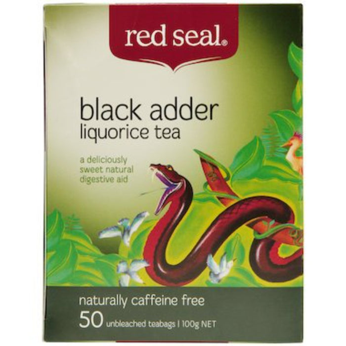 RED SEAL Tea Black Adder 50 tbags - Go Vita Burwood