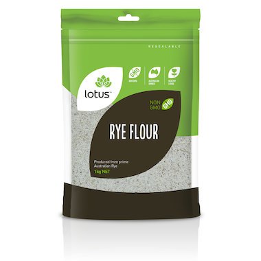 LOTUS Rye Flour Organic 1kg - Go Vita Burwood