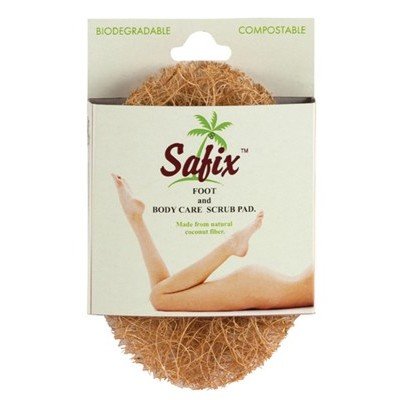SAFIX Foot & Body Scrub Pad Biodegradable & Compostable 1 - Go Vita Burwood