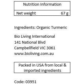 SIMPLY ORGANIC Turmeric - Go Vita Burwood