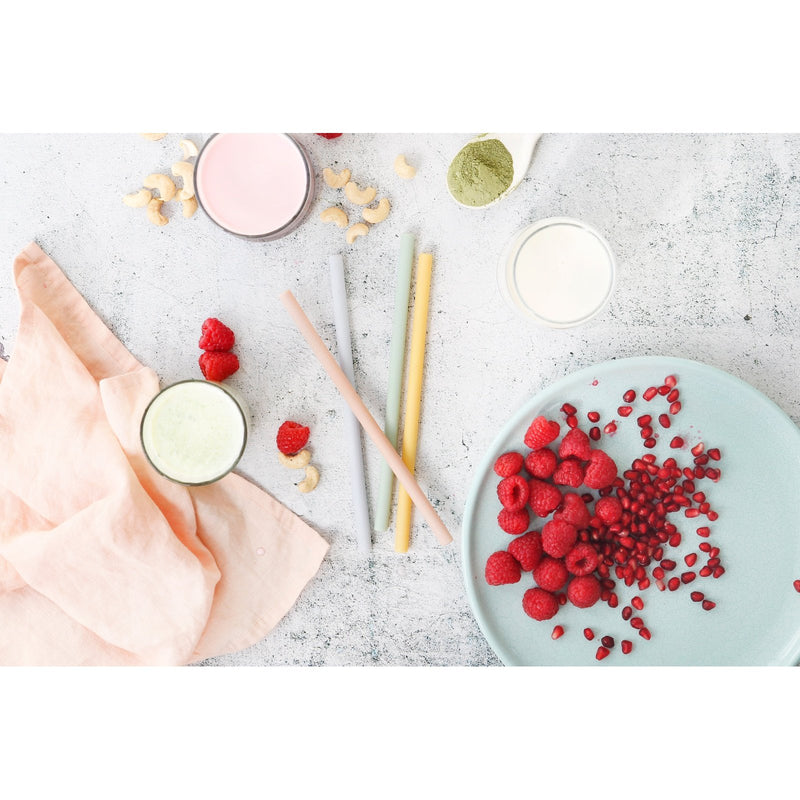 EVER ECO Eco Silicon Straight Straw 4Pk - Go Vita Burwood