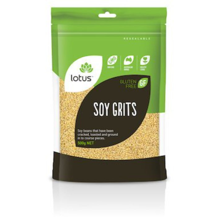 LOTUS Soy Grits 500g - Go Vita Burwood