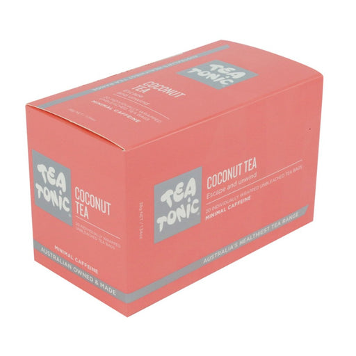 TEA TONIC Coconut Tea x 20 Tea Bags - Go Vita Burwood