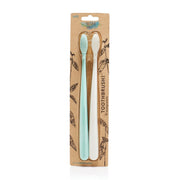 THE NATURAL FAMILY CO. Bio Toothbrush Ivory Twin Pack - Go Vita Burwood
