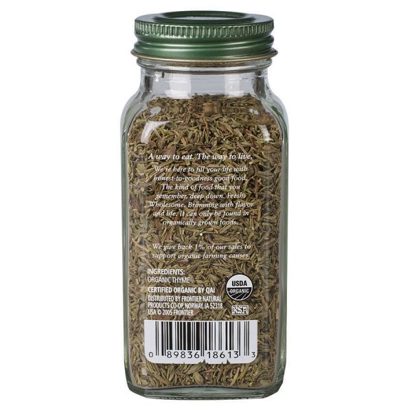 SIMPLY ORGANIC Thyme Leaf 22G - Go Vita Burwood