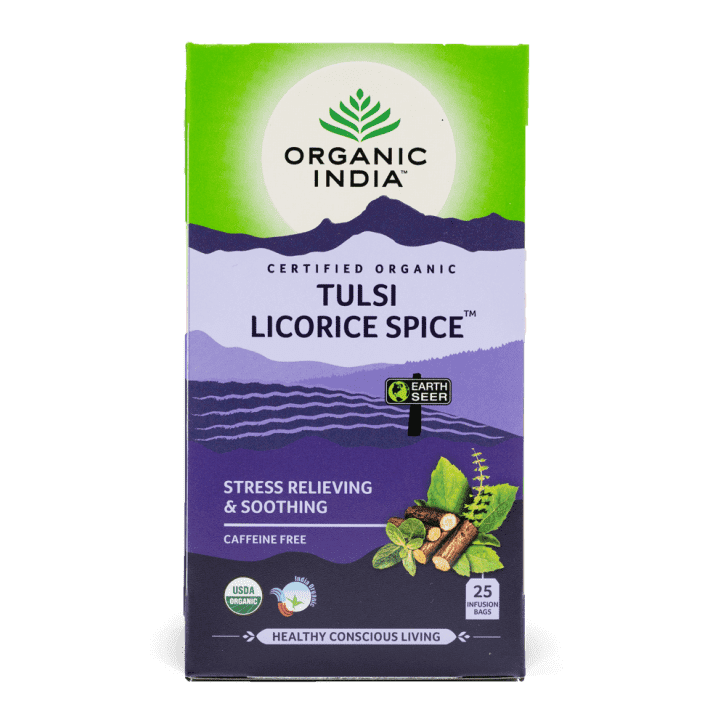 ORGANIC INDIA Tulsi Licorice Spice 25 TB - Go Vita Burwood