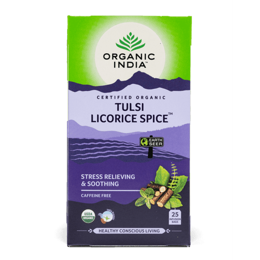 ORGANIC INDIA Tulsi Licorice Spice 25 TB - Go Vita Burwood