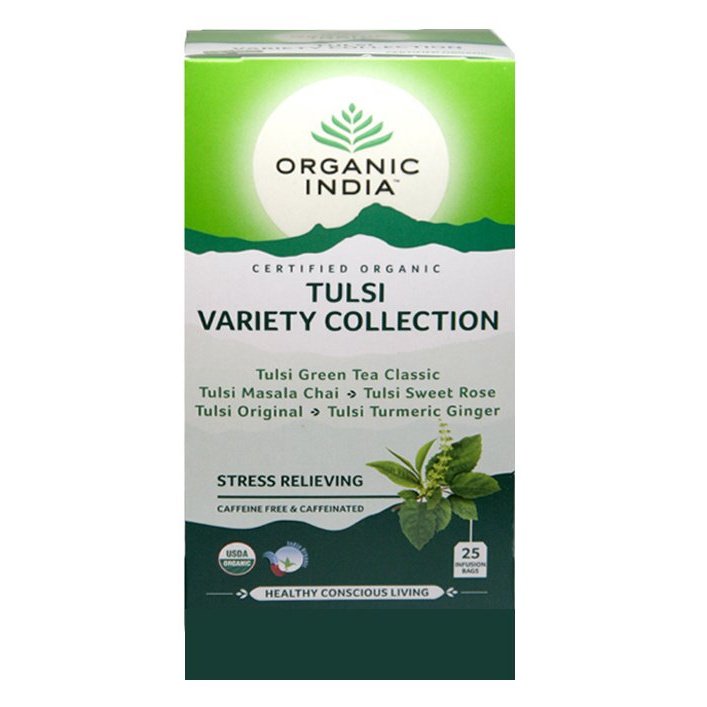 ORGANIC INDIA Tulsi Variety Collection 25 TB - Go Vita Burwood