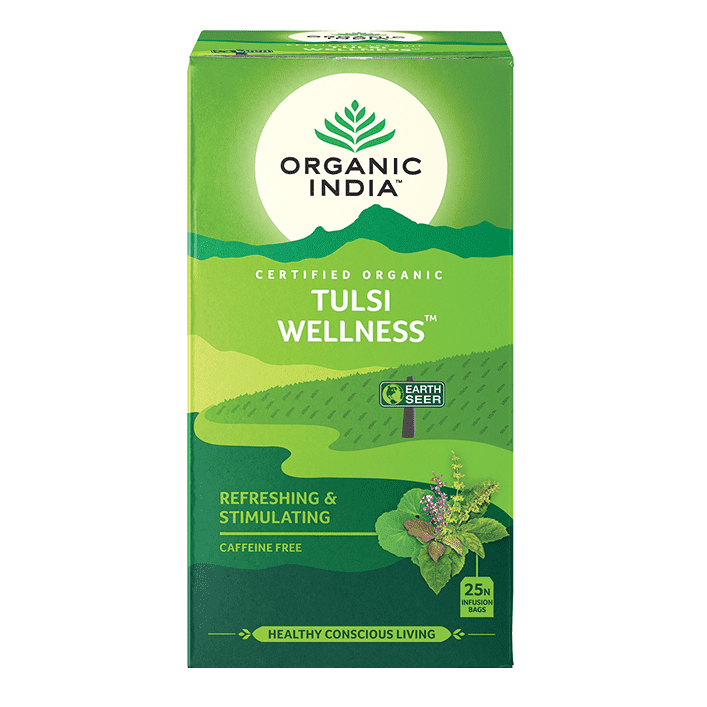 ORGANIC INDIA Tulsi Wellness Tea 25 TB - Go Vita Burwood