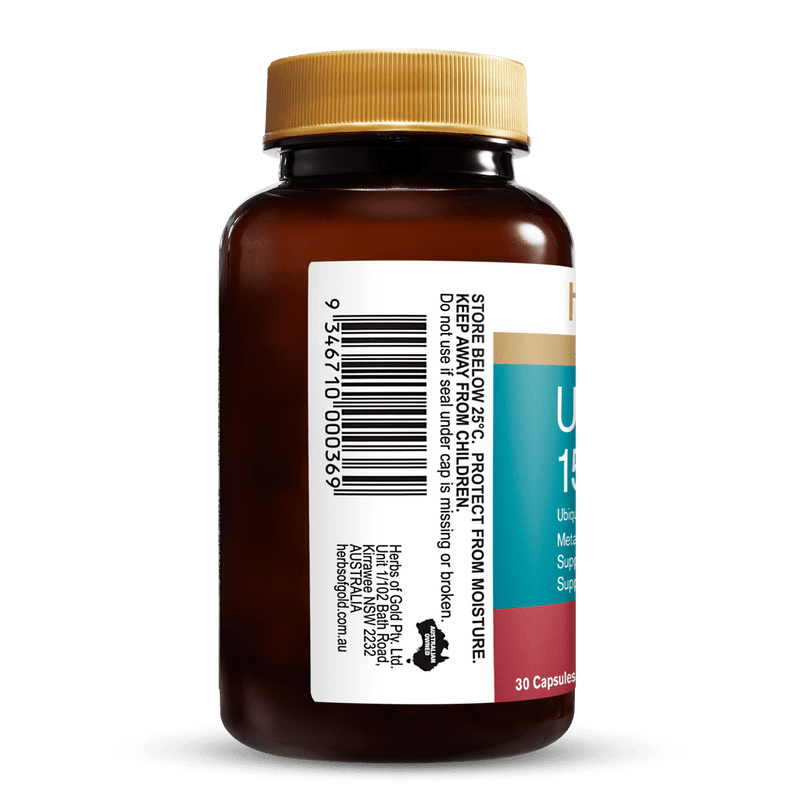 HERBS OF GOLD Ubiquinol 150Mg 60C - Go Vita Burwood