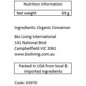 SIMPLY ORGANIC Vietnamese Cinnamon - Go Vita Burwood