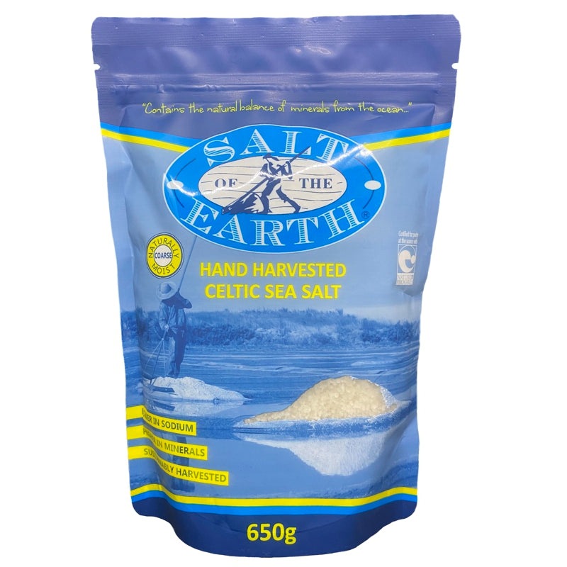 SALT OF THE EARTH Celtic Sea Salt Course 650G - Go Vita Burwood