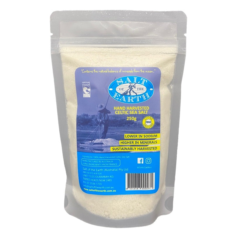 SALT OF THE EARTH Celtic Sea Salt Fine 650G - Go Vita Burwood
