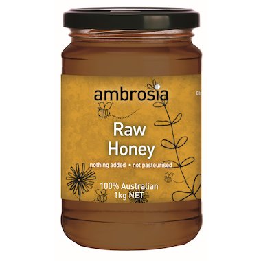 AMBROSIA Raw Honey 1Kg