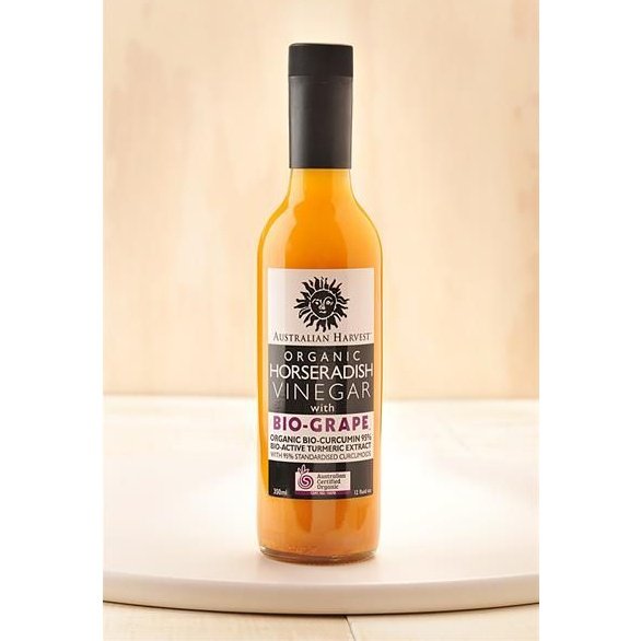 BIOGRAPE Horseradish Vinegar 350ml - Go Vita Burwood