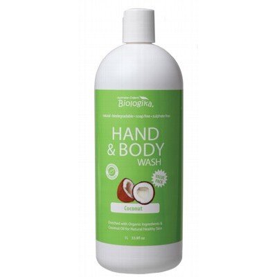 BIOLOGIKA Hand & Body Wash Coconut 1L - Go Vita Burwood