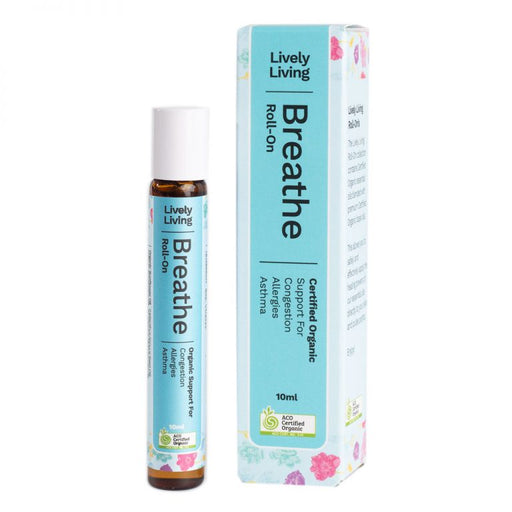 LIVELY LIVING Breathe Roll-On 10Ml - Go Vita Burwood