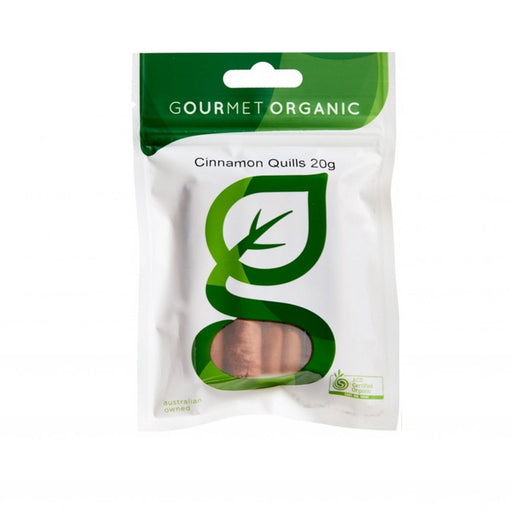 GOURMET ORGANIC Cinnamon Quills 20G - Go Vita Burwood