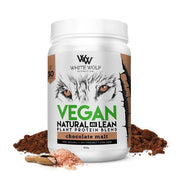 WHITE WOLF NUTRITION Plant Protein Choc Malt 900G - Go Vita Burwood