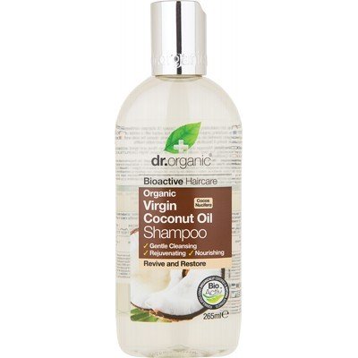 DR ORGANIC Shampoo Organic Virgin Coconut Oil 265ml - Go Vita Burwood