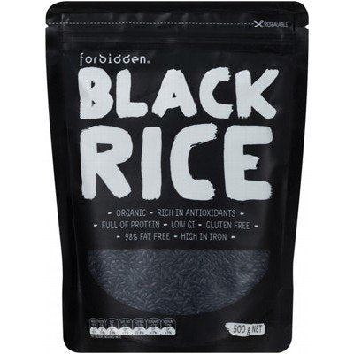 FORBIDDEN Rice Short Grain 500g - Go Vita Burwood