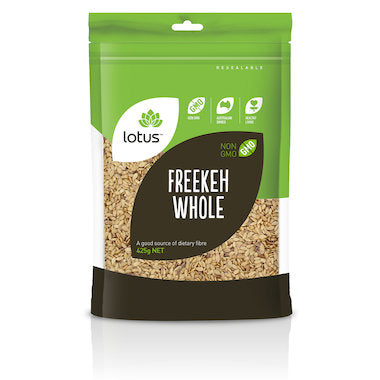 LOTUS Freekeh Whole 425G - Go Vita Burwood