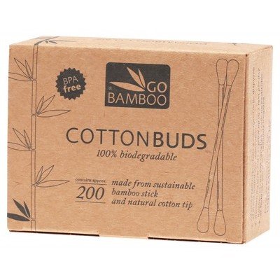 GO BAMBOO Cotton Buds 200 - Go Vita Burwood