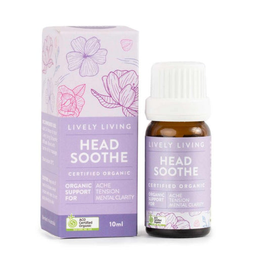 LIVELY LIVING Head Soothe Org Blend 10Ml - Go Vita Burwood