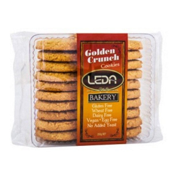 LEDA Golden Crunch Cookies 250G - Go Vita Burwood