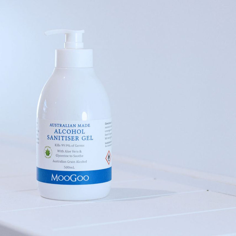 MOOGOO Alcohol Sanitiser Gel 100ml - Go Vita Burwood