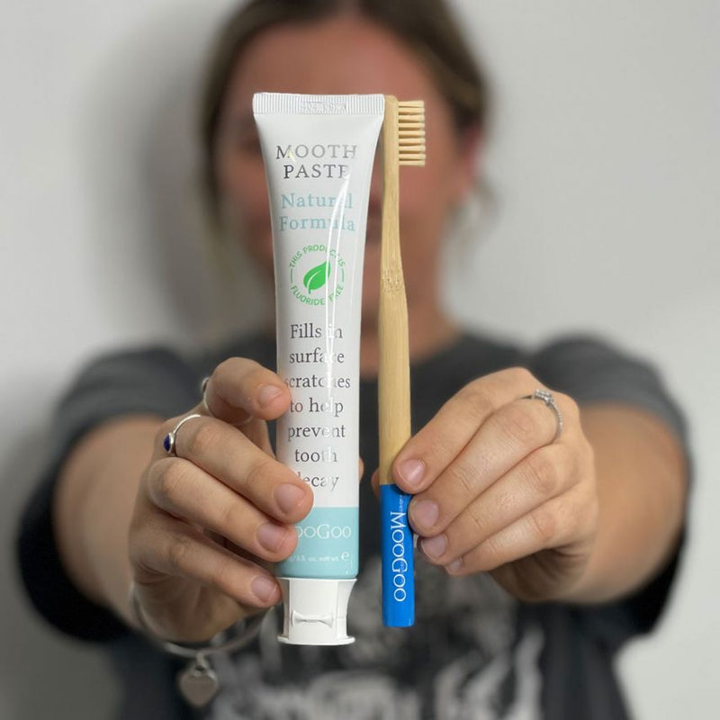 MOOGOO Moothpaste With Fluoride 100g - Go Vita Burwood