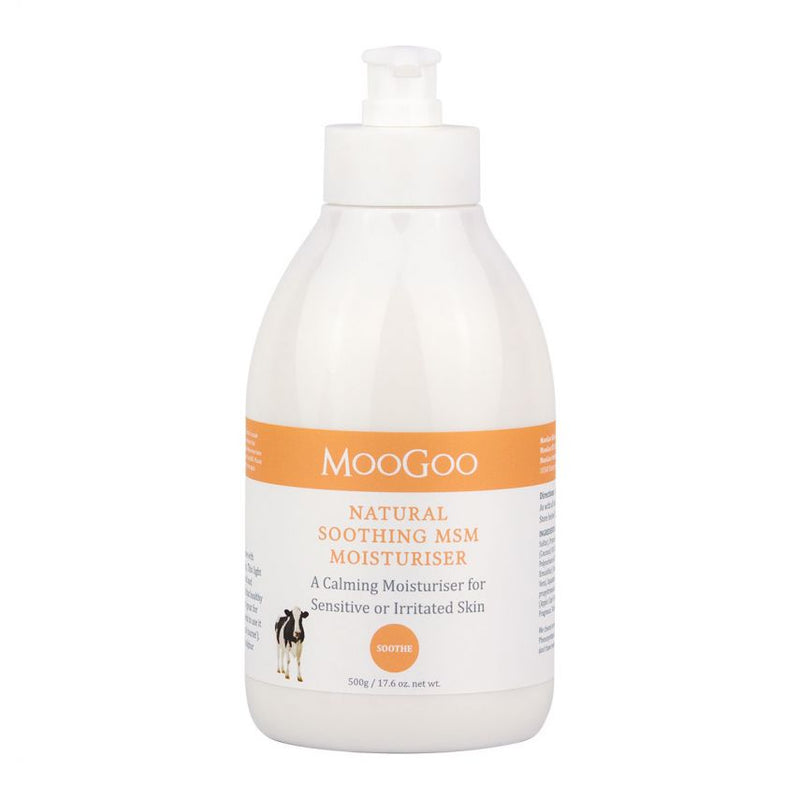 MOOGOO Soothing MSM Moisturiser 500g - Go Vita Burwood
