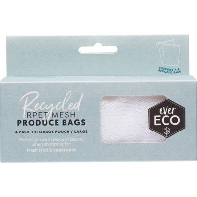 EVER ECO Reusable Produce Bags Recycled Polyester Mesh 4 - Go Vita Burwood