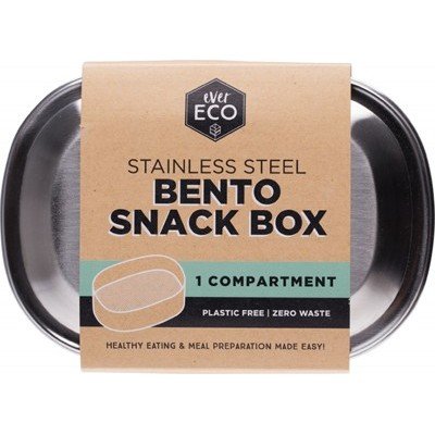 EVER ECO Stainless Steel Bento Snack Box 1 Compartment 1 - Go Vita Burwood