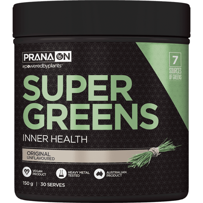 PRANA ON Super Greens 150g - Go Vita Burwood