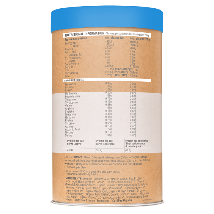 RAW Slim & Tone Protein Triple Chocolate - Go Vita Burwood