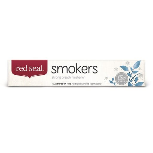 RED SEAL Seal Smokers Toothpaste 100G - Go Vita Burwood