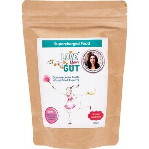 SUPERCHARGED FOOD Love Your Gut Powder Diatomaceous Earth 100g - Go Vita Burwood