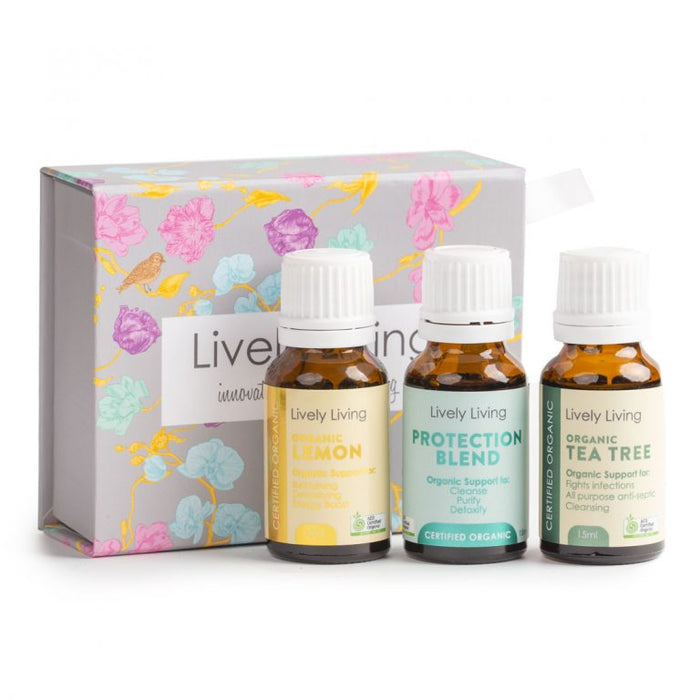 LIVELY LIVING Spring Essential Trio 3X15Ml - Go Vita Burwood