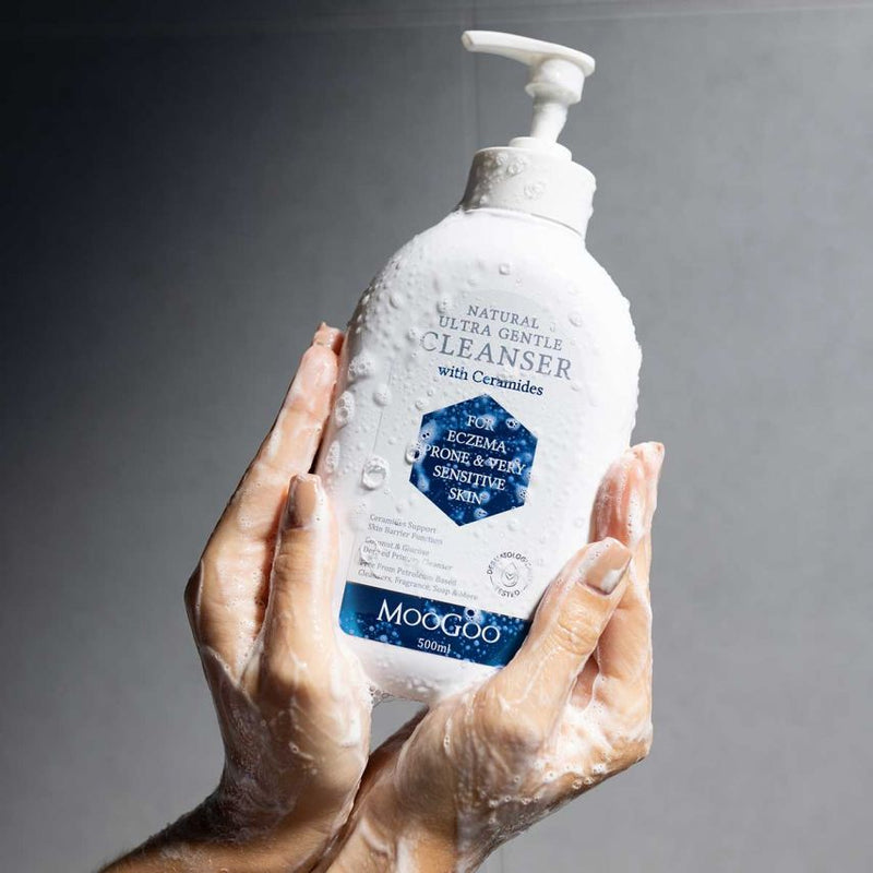 MOOGOO Ultra Gentle Cleanser with Ceramides 500ml - Go Vita Burwood